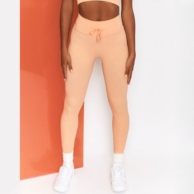 Seamless Candy Color Yoga Outfit