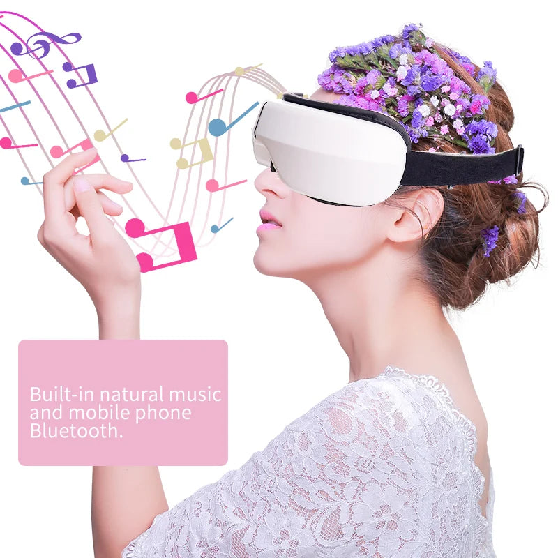 Eye massager to Relieve Eye Fatigue Vibration Airbag Pressure Eye Massage Bluetooth Music Relax Your Body Smart Eye Care Tools